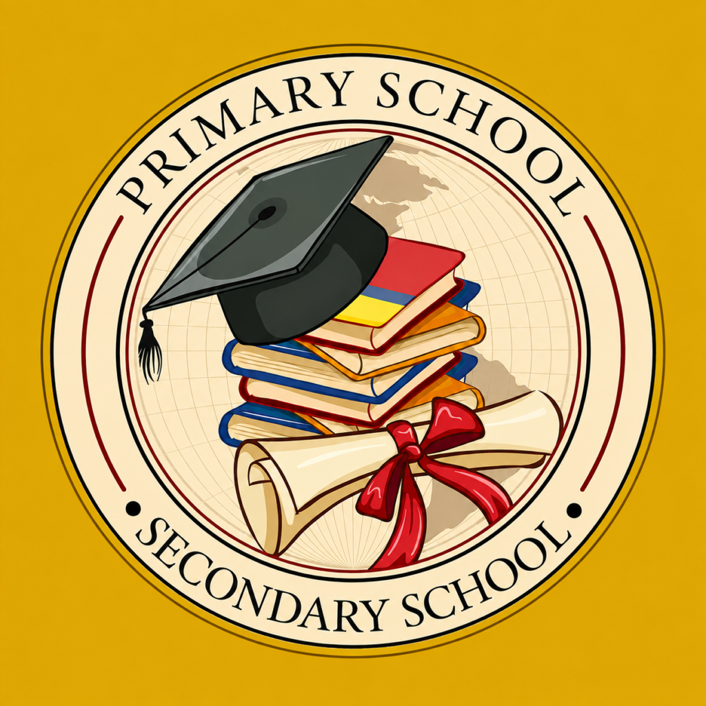 new pri. & sec. school logo
